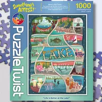 Puzzle Twist - Life Is Better At The Lake - 1,000 Piece Puzzle