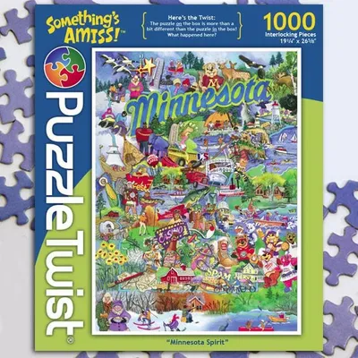 Puzzle Twist - Minnesota Spirit - 1,000 Piece Puzzle