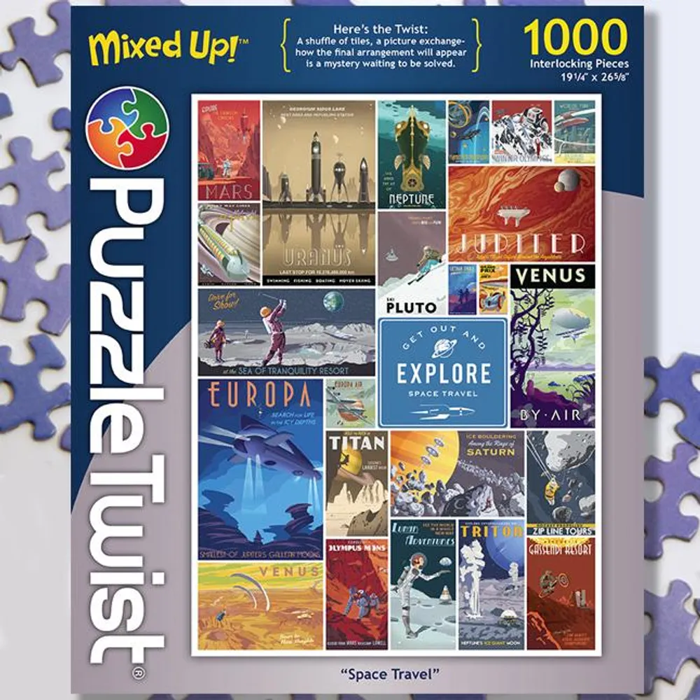Puzzle Twist - Space Travel - 1,000 Piece Puzzle