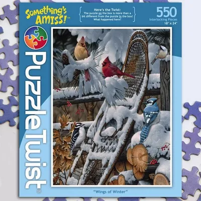 Puzzle Twist - Wings Of Winter - 500 Piece Puzzle