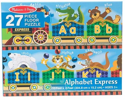 Alphabet Express Floor Puzzle - 27 Pieces