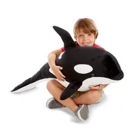 Orca Whale  - Lifelike Animal Giant Plush