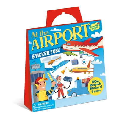 At the Airport Reusable Sticker Tote
