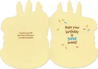 Chocolate Birthday Cake Scratch & Sniff Card