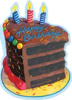 Chocolate Birthday Cake Scratch & Sniff Card