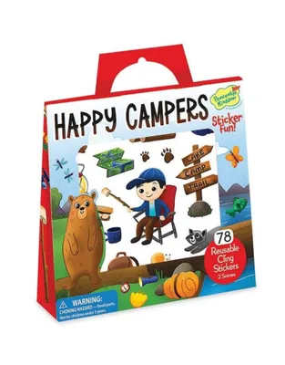 Happy Campers Reusable Sticker Tote
