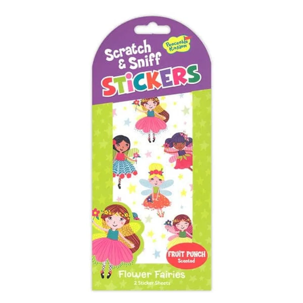 Scratch and Sniff Sticker Packs - Flower Fairies