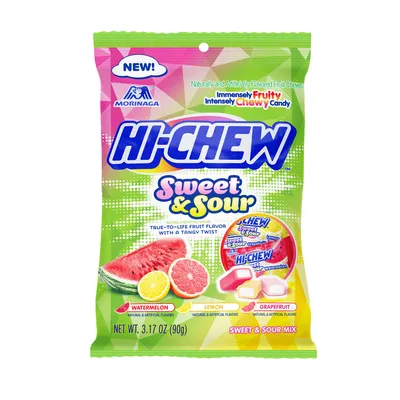 Hi-Chew Bag Sweet & Sour Mix - 3.17 oz. Peg Bag