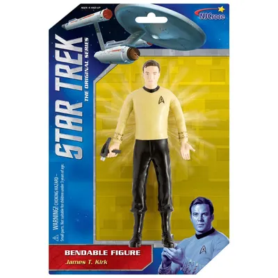 Bend-Ems - Star Trek Captain Kirk 6" Bendable Action Figure