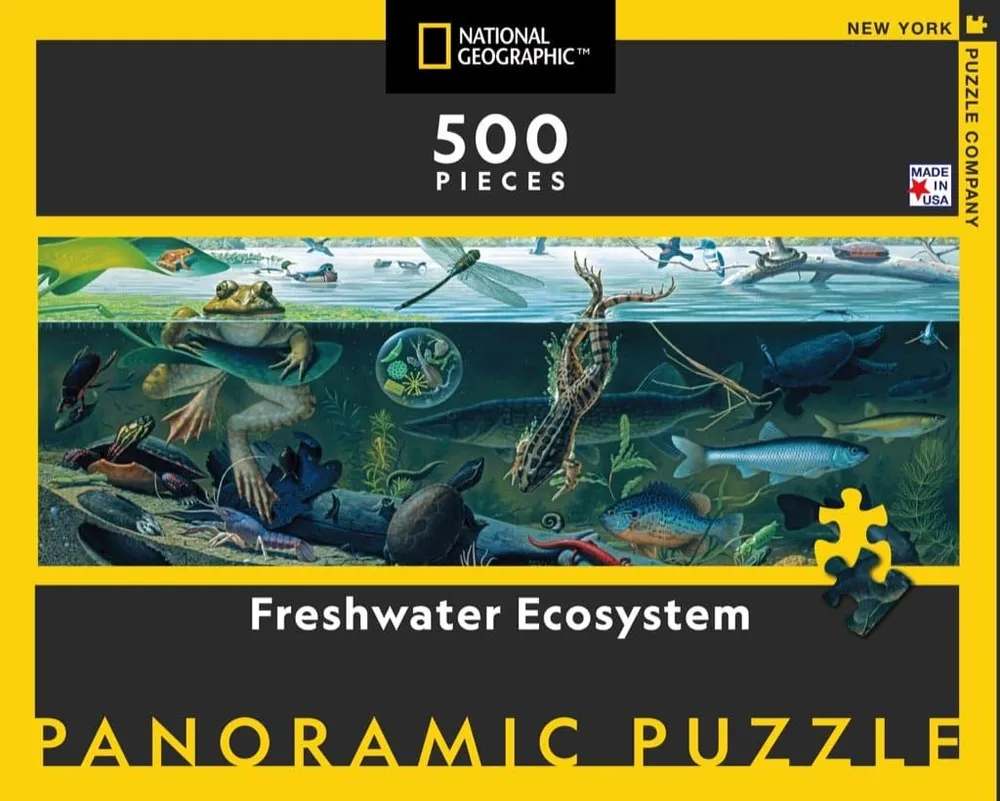 National Geographic - Freshwater Ecosystem - 500 Piece Puzzle