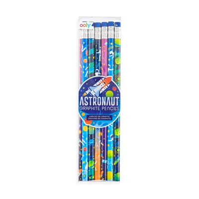 Astronaut Graphite Pencils - Set Of Twelve