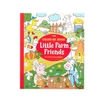 Color In Book - Little Farm Friends