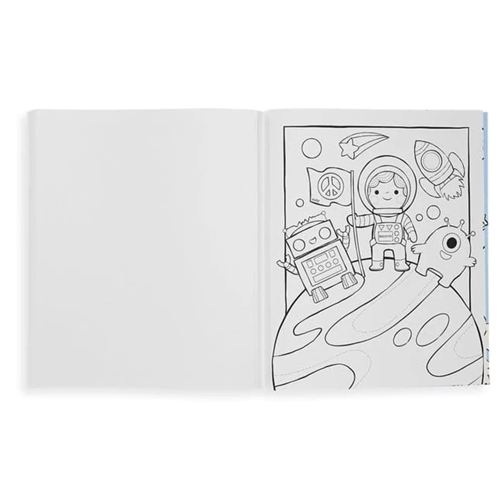Color In Book - Outer Space Explorers