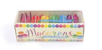 Macarons Vanilla Scented Erasers