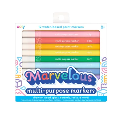 Marvelous Multi-Purpose Paint Markers Set Of 12