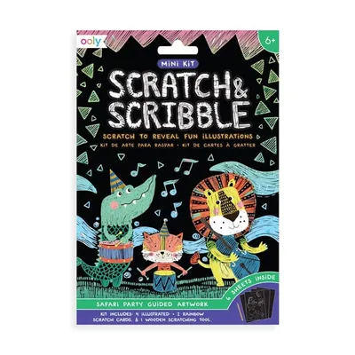 Mini Kit Scratch and Scribble Scratch Art Kit