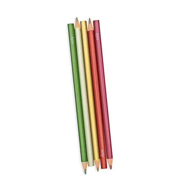 Ooly - Modern Metallics Colored Pencils - Set of 12