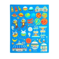 Play Again! Reusable Sticker Scenes - Space Critters