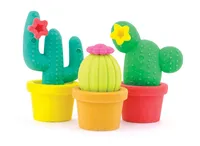 Prickly Pals Cactus Erasers Set of 3