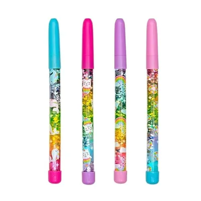 Rainbow Glitter Wand Pen - Assorted Styles