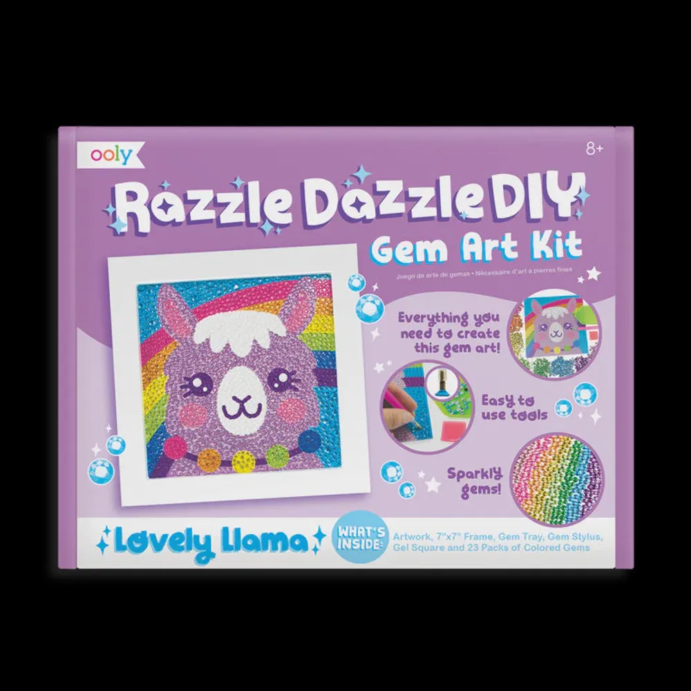 Razzle Dazzle D.I.Y Gem Art Kit: Lovely Llama