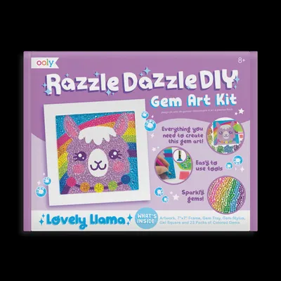 Razzle Dazzle D.I.Y Gem Art Kit: Lovely Llama