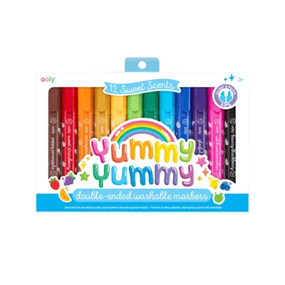 Yummy Yummy Double-Ended Washable Markers Set Of 12