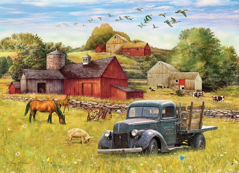 Summer Afternoon on the Farm - 1,000 Piece Puzzle