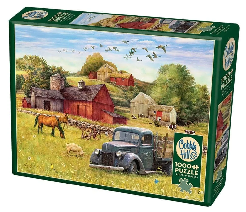 Summer Afternoon on the Farm - 1,000 Piece Puzzle
