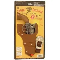 Diecast Metal Pistol Western Big Tex Holster Set