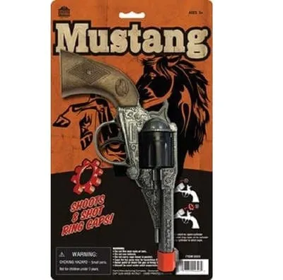 Western Mustang Cap Gun 7.5" Long