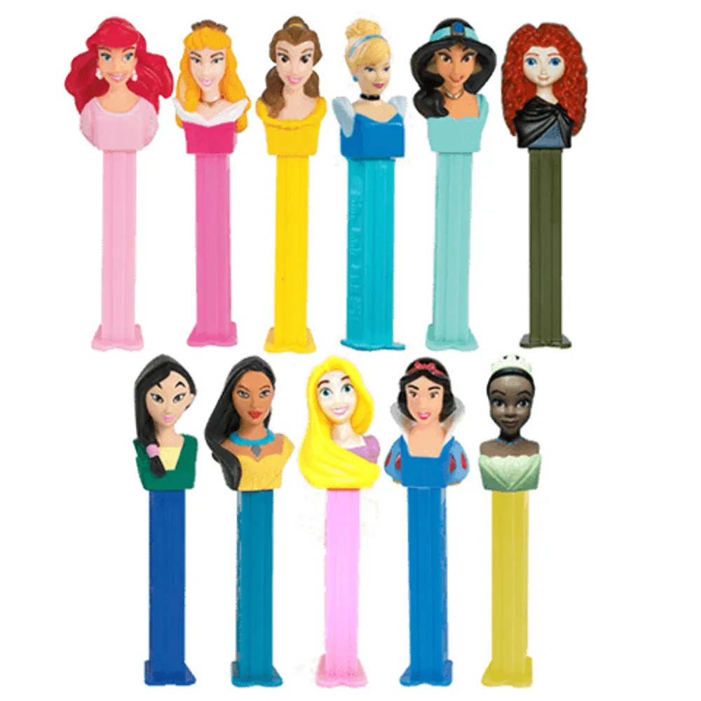 Pez Blister Card Dispenser - Disney Princesses - Assorted Styles