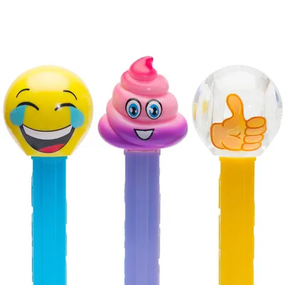 Pez Blister Card Dispenser - Emoji Characters - Assorted Styles