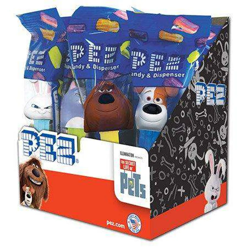 Pez Blister Card Dispenser - Secret Life of Pets - Assorted Styles