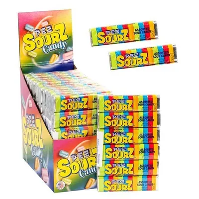 Pez - Sourz Candy Refills - 6 Pack
