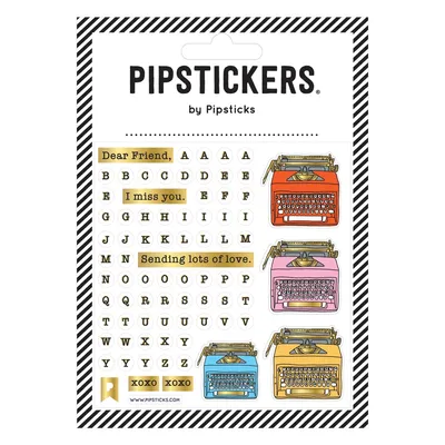 Pipsticks - Stickers Moveable Type