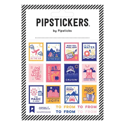 Pipsticks - Stickers Travel Stamps by EE