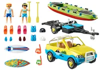 Beach Car With Canoe