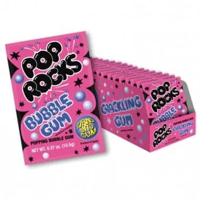 Pop Rocks Bubble Gum 0.33 oz. Bag