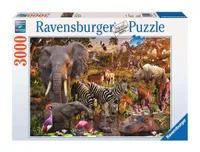 African Animal World - 3,000 Piece Puzzle
