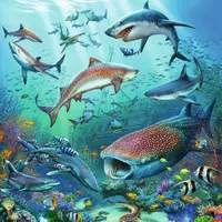 Animal World of the Ocean - 3 - 49 Piece Puzzle