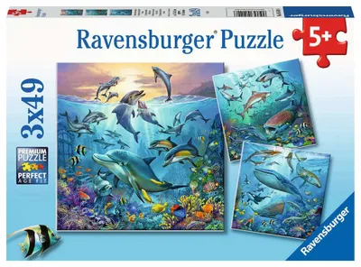 Animal World of the Ocean - 3 - 49 Piece Puzzle