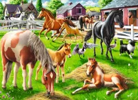 Happy Horses - 60 Piece Puzzles
