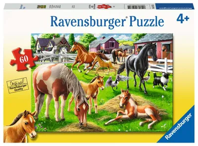 Happy Horses - 60 Piece Puzzles