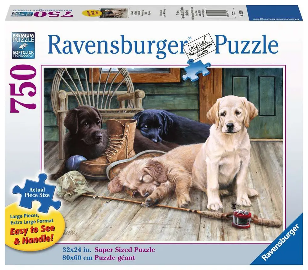 Ruff Day - 750 Piece Large Format Puzzle