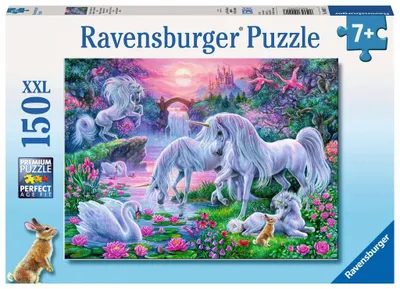 Unicorns in the Sunset Glow 150 piece puzzle