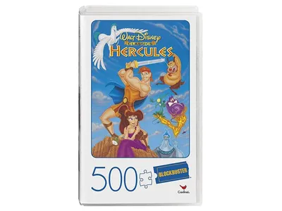 Blockbuster VHS Video Case Puzzles - Hercules -  500 Pieces