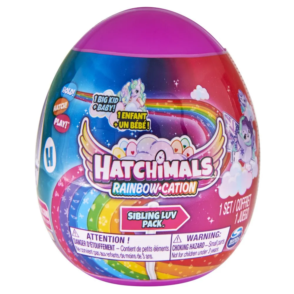 Hatchimals CollEGGtibles, Rainbow-cation Sibling Luv Pack