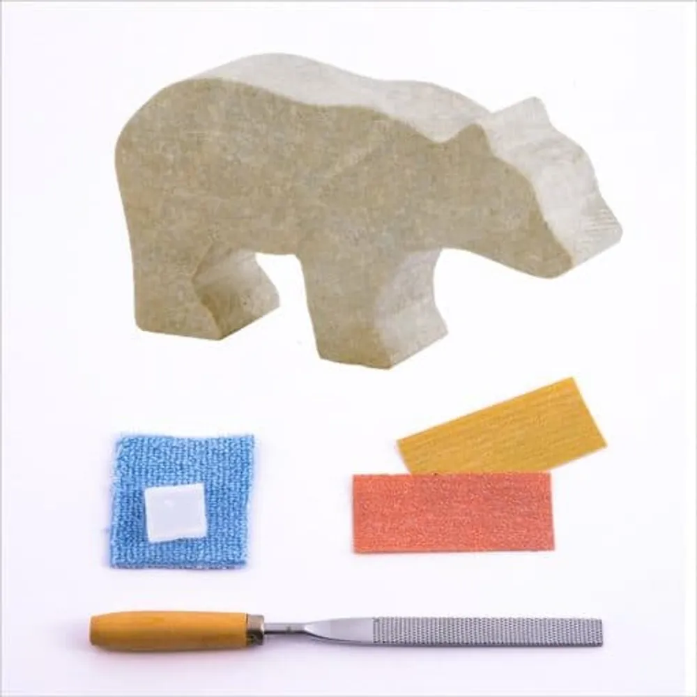 Soapstone Carving Kit Bear
