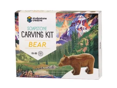 Soapstone Carving Kit Bear